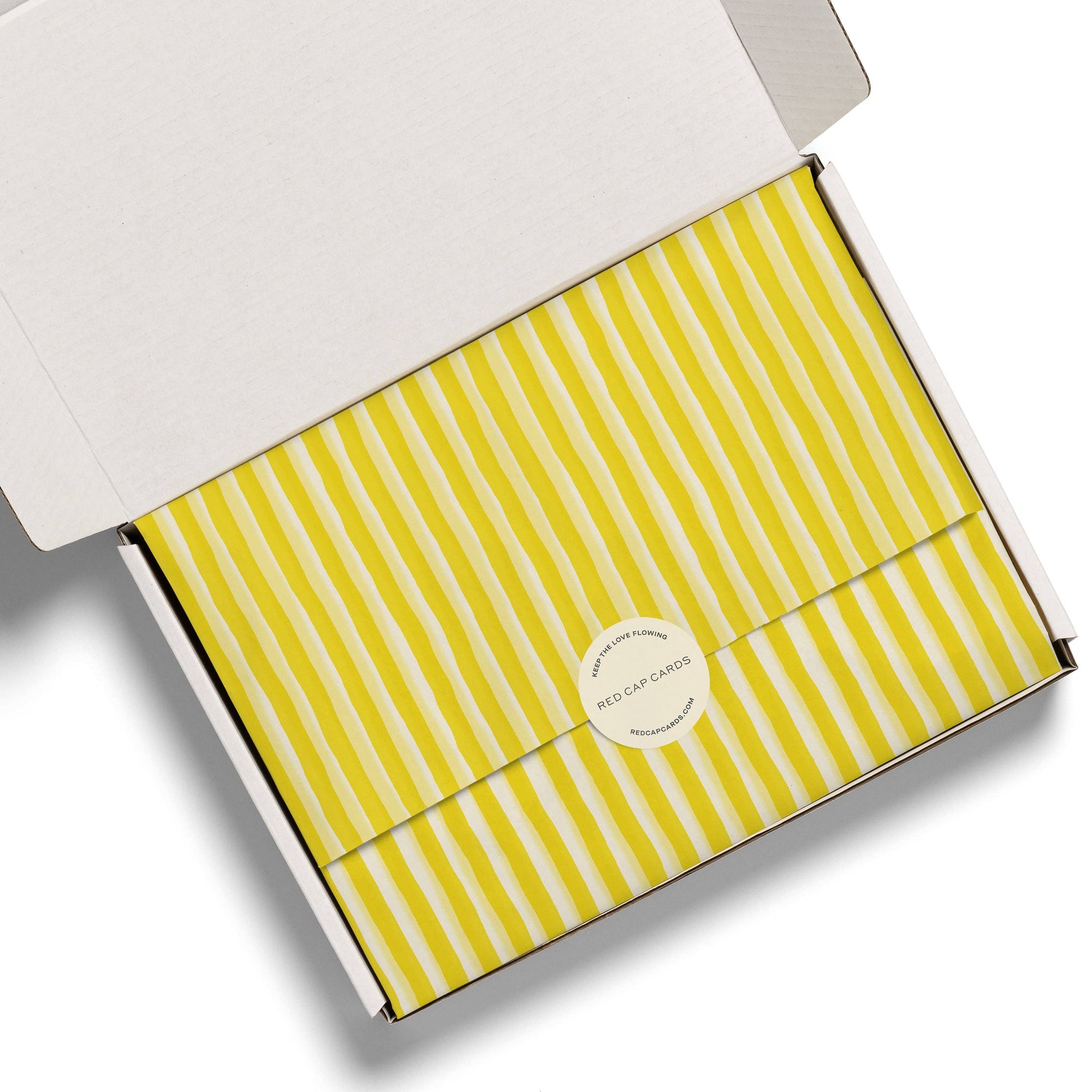 Yellow Stripe Tissue Paper - Cloth + Cabin