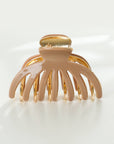 Hailey Solid Gold Metal Octopus Claw Clip - Large