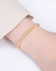 4mm Minimalist Round Ball Stretch Bracelet