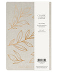 Gold Leaves Notes Journal - Cloth + Cabin