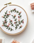 Floral Vine Embroidery Kit