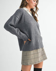 Tamara Oversized V-Neck Sweater