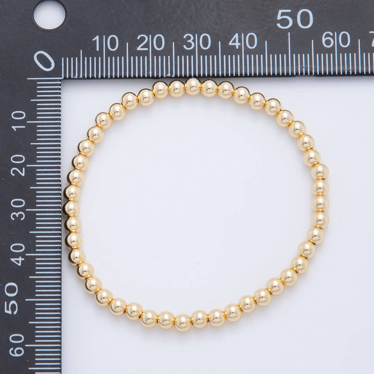 4mm Minimalist Round Ball Stretch Bracelet