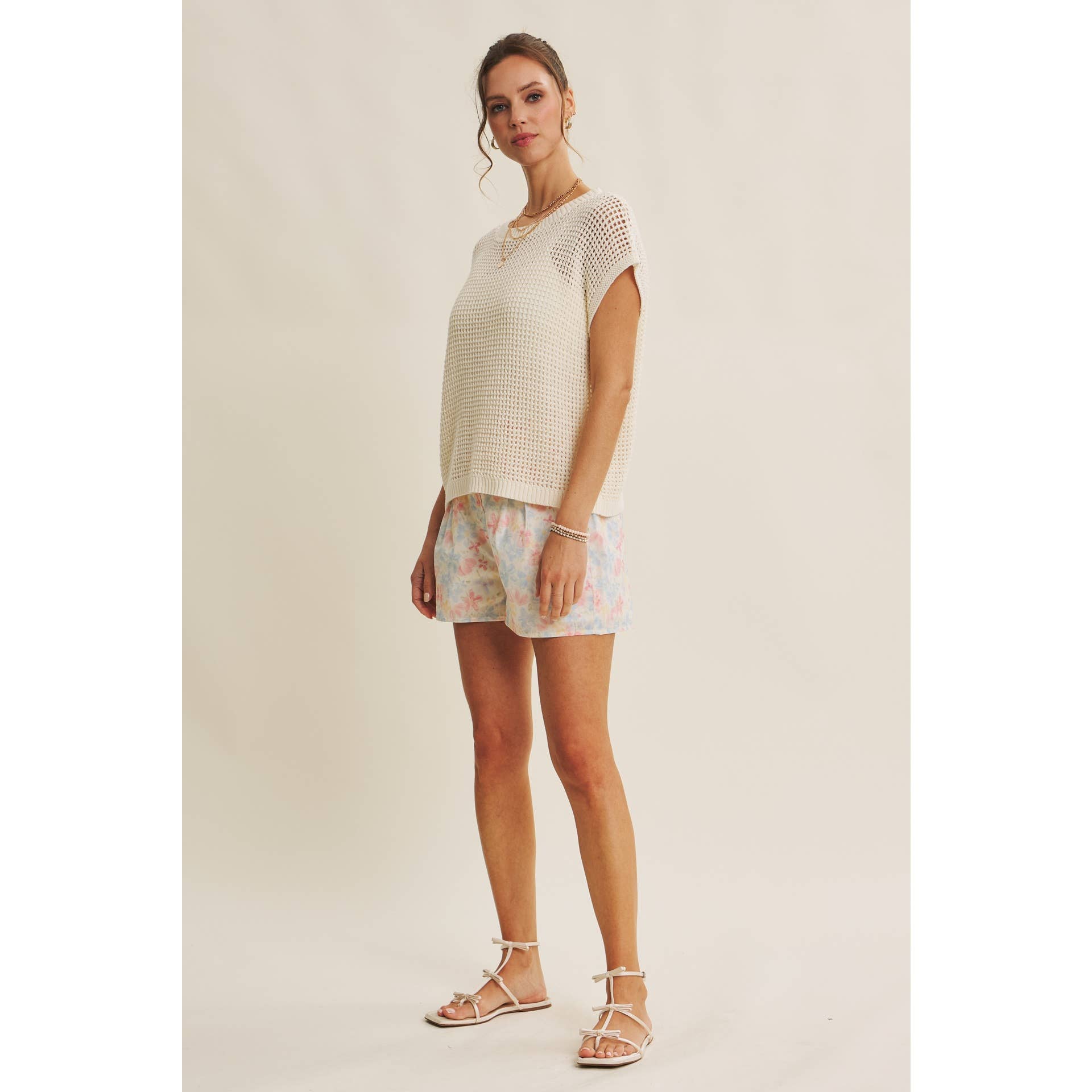 Melanie Fishnet Sweater
