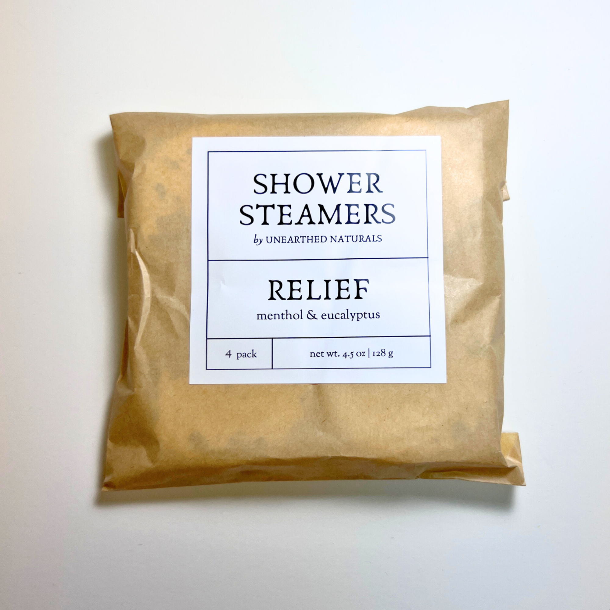 Relief Shower Steamers 4 pack - Cloth + Cabin