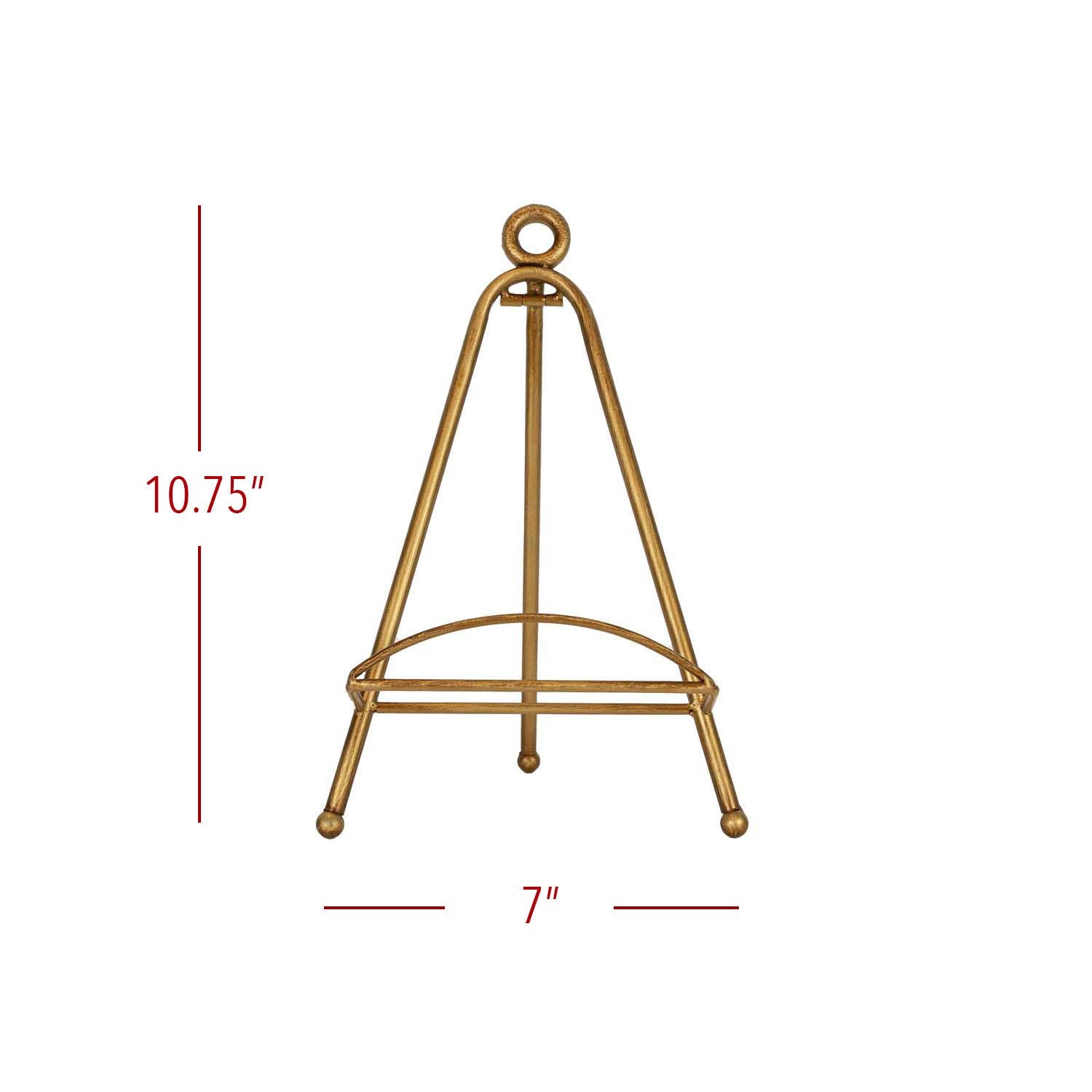 Faye Boho Brass Folding Easel Metal