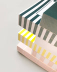 Peony Stripe Chunky Notepad - Cloth + Cabin