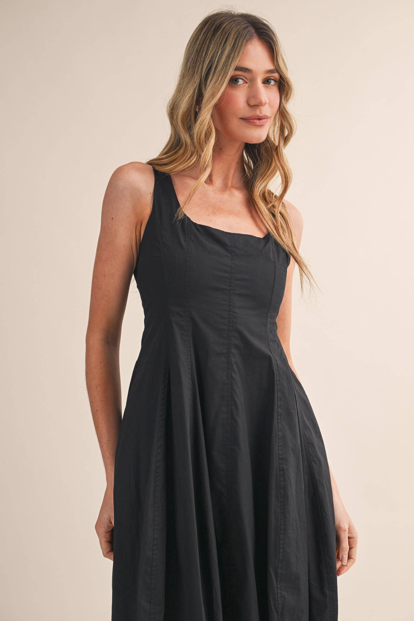 TULIP HEM MIDI DRESS MDR4596 - Cloth + Cabin