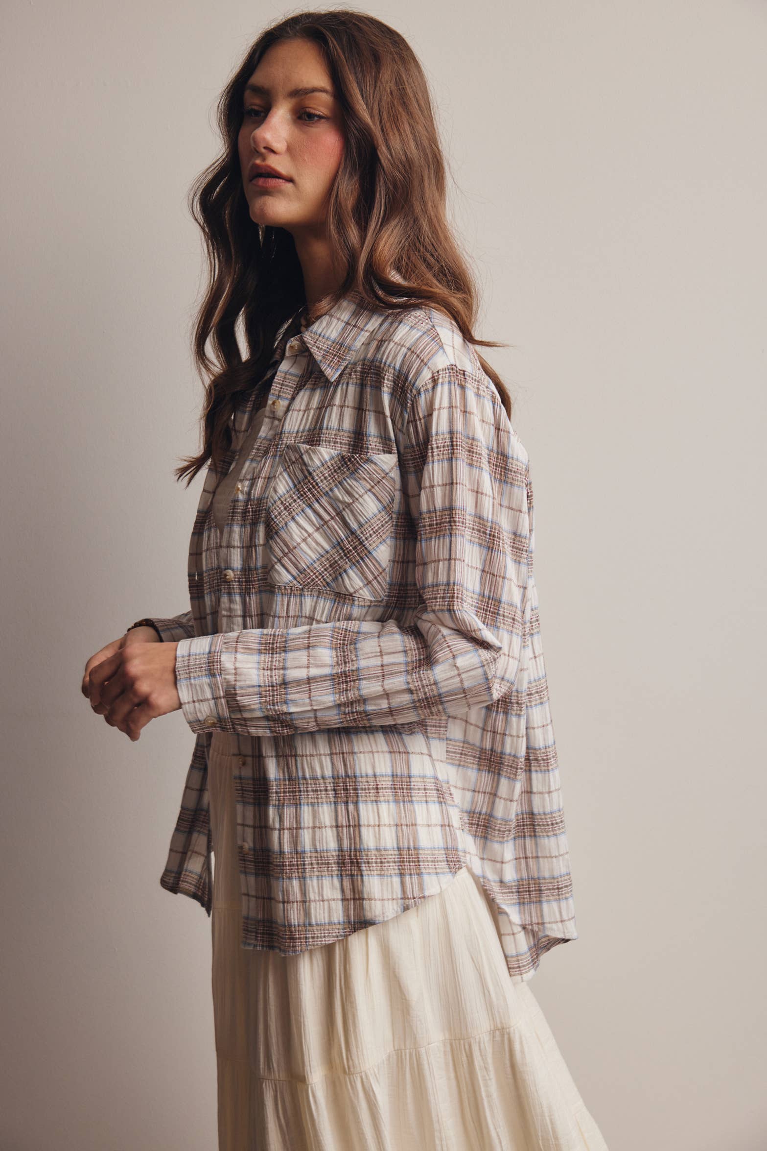 Krista Plaid Shirt