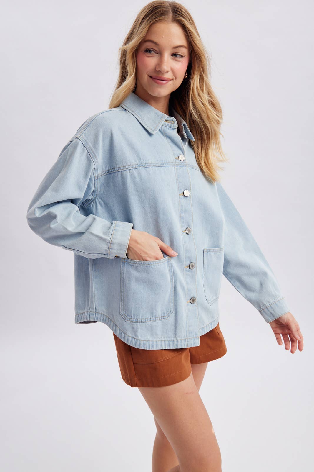 Hillary Denim Jacket - Cloth + Cabin