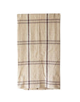 Mel Farmhouse Plaid Oversized Throw Side Fringe