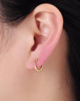Minimalist Huggie Earrings - Cloth + Cabin