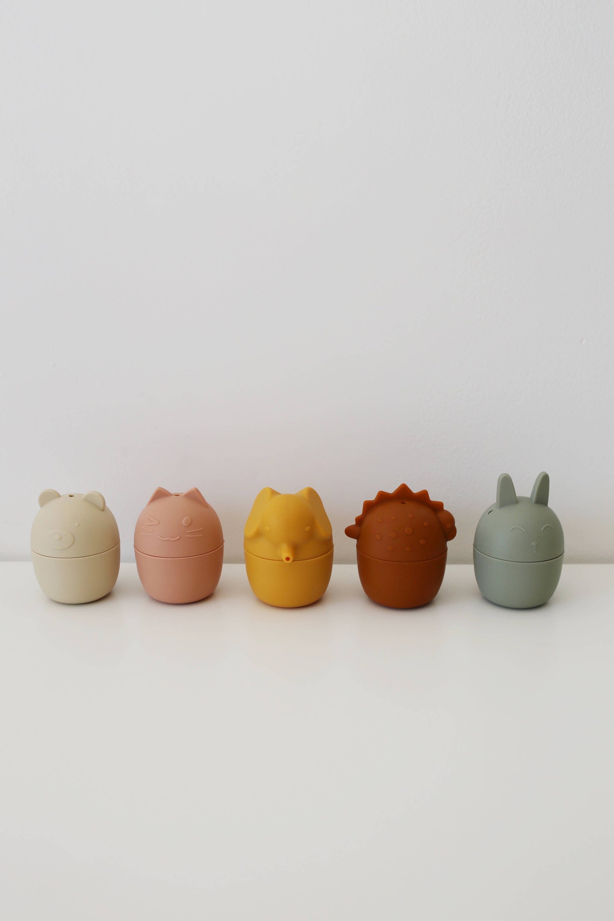Animal Mold Free Silicone Bath Toy Set 