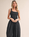 TULIP HEM MIDI DRESS MDR4596 - Cloth + Cabin