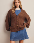 Aliza Handmade Chunky Knit Cardigan