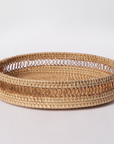 Circle Rattan Trays - Cloth + Cabin
