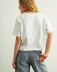 Baylee Short Sleeve Linen Knitted Top