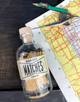 Black Vintage Apothecary Matches - Cloth + Cabin
