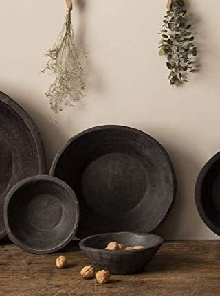 Found Dough Bowl / Dark Wash - Cloth + Cabin