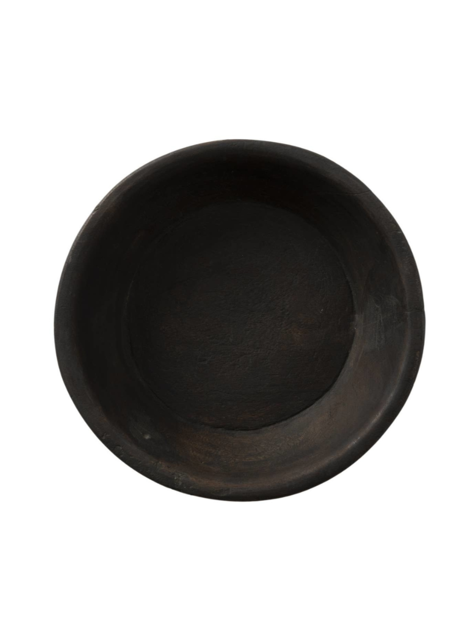Found Dough Bowl / Dark Wash - Cloth + Cabin